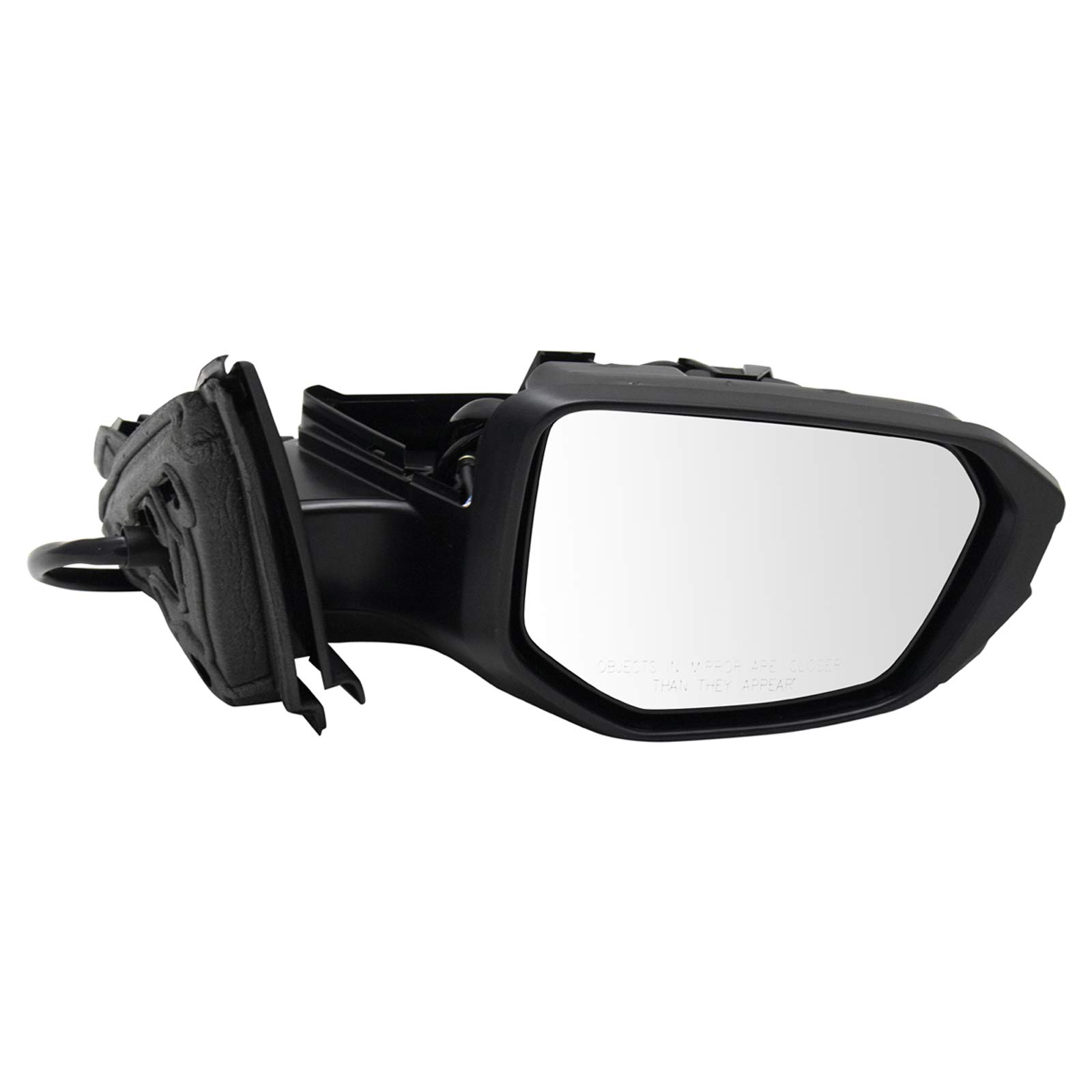 Power Heated Side View Mirror Replacement with Camera - Paint to Match Passenger Side for Honda Civic | Enhanced Safety & Visibility for Night Driving & Parking