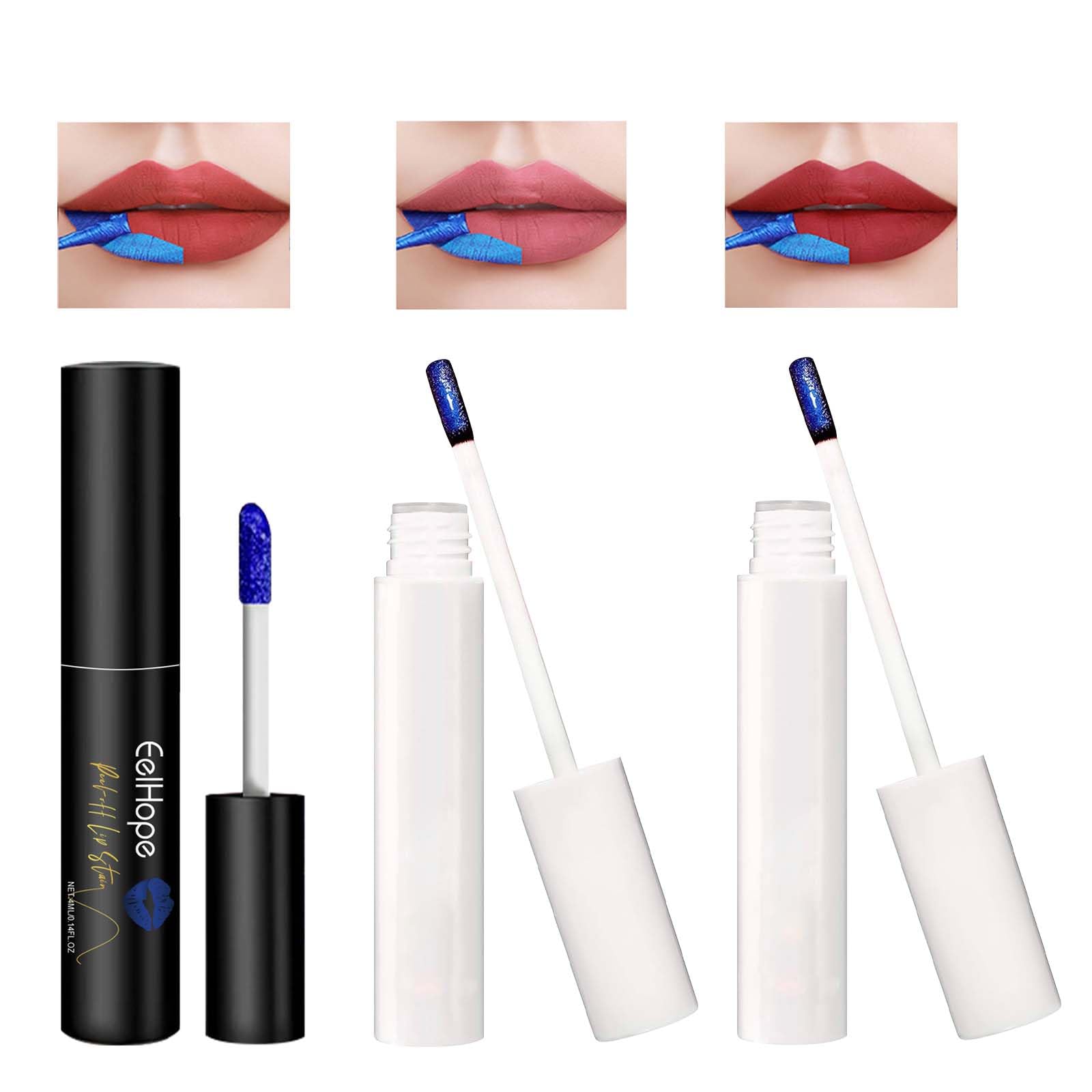 Long Lasting Waterproof Peel Off Lip Liner Stain - Highly Pigmented Matte Finish, 3 Pcs Nourishing Lip Stain Set (3 Colors) for Everyday Wear, Parties & Special Occasions