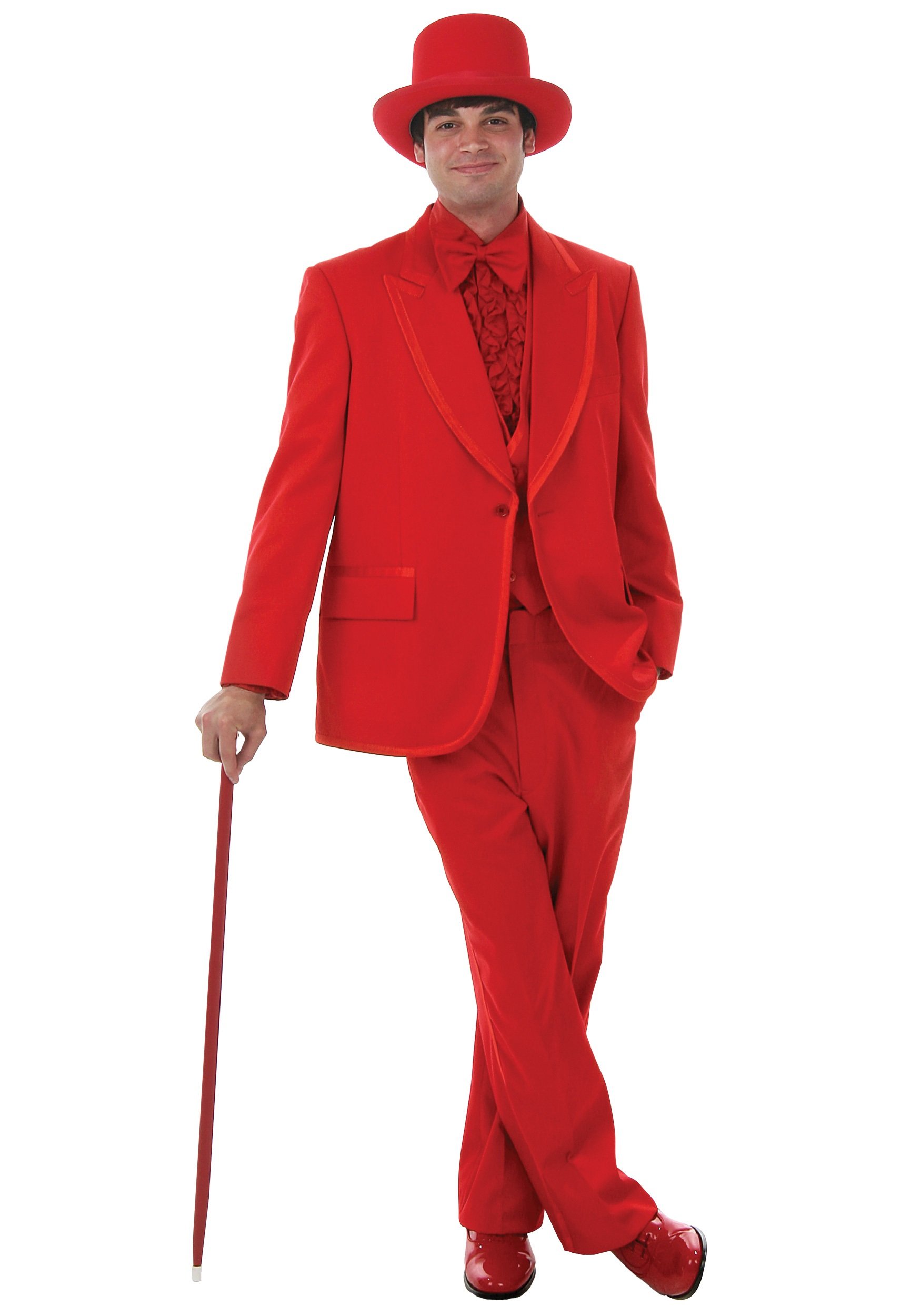 Elegant Men's Red Tuxedo Suit for Weddings, Prom & Formal Events - Classic Slim Fit Dinner Jacket with Pants