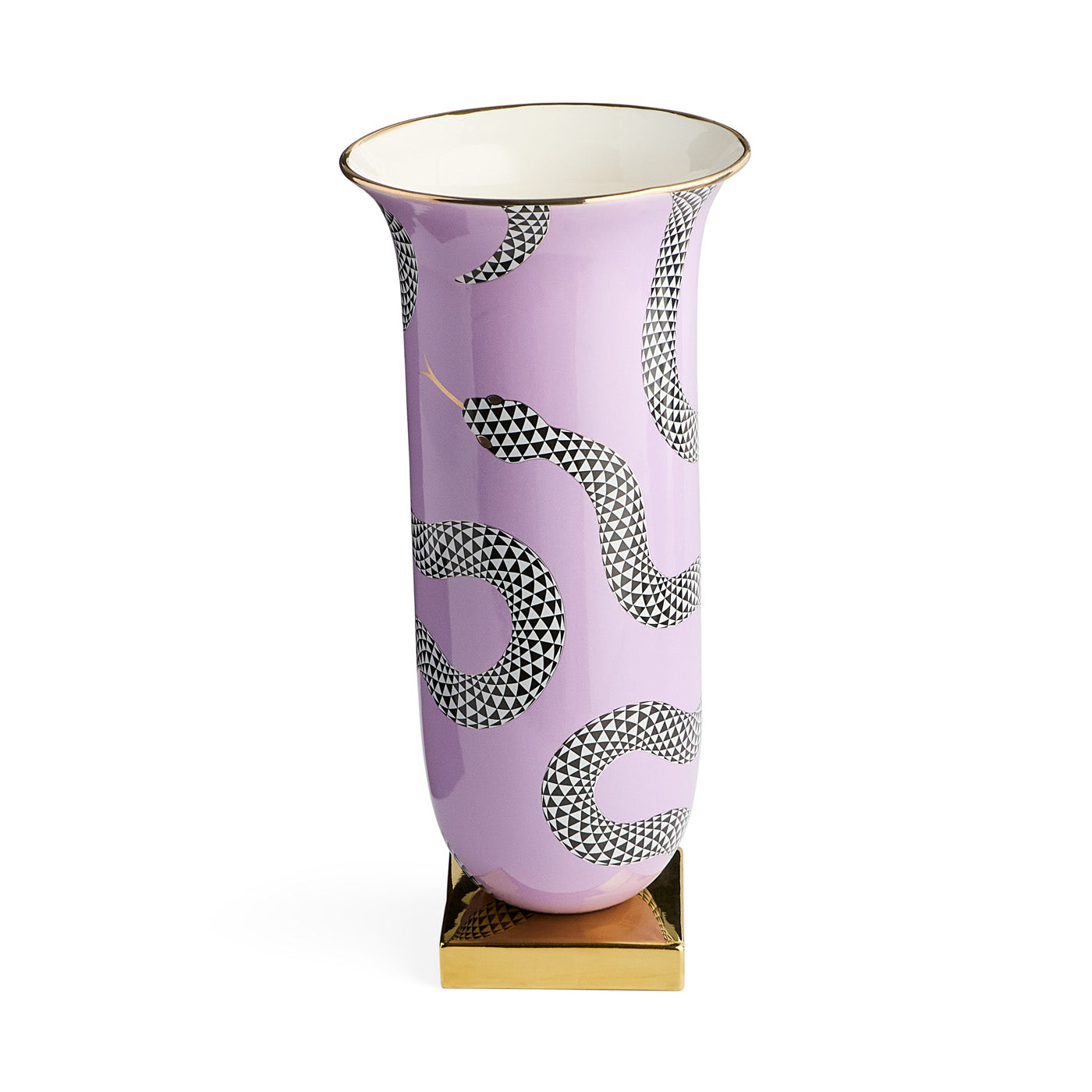 Eden Tall Flared Vase - Elegant Decorative Ceramic Flower Vase for Home Décor, Wedding Centerpieces & Modern Interior Design