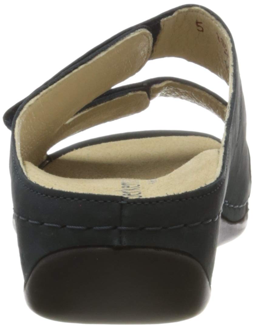 Berkemann Women's Comfortable Slip-On Mules - Soft Leather Casual Shoes for Walking, Office & Home Use