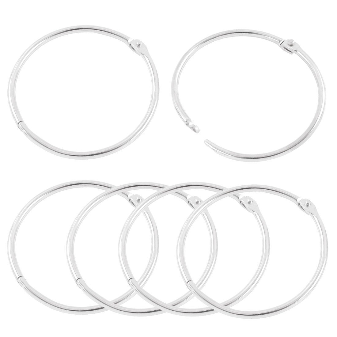 Copapa 2.5-inch Metal Binder Rings - Key Rings for Office & School Organization