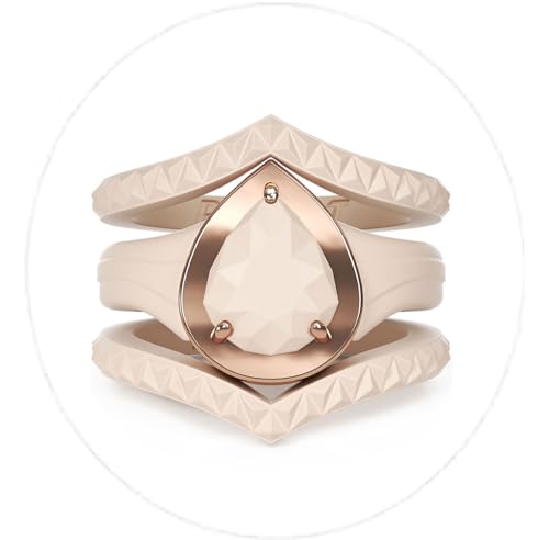 Pack B: Nude / Rose Gold & 2 Stackable Rings