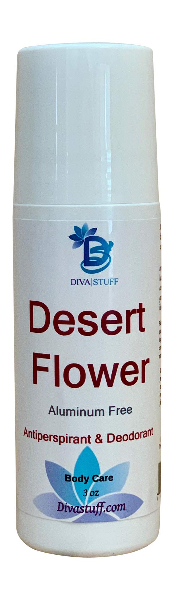 All Natural Desert Flower Scent Aluminum-Free Deodorant - Safe & Made in USA | Diva Stuff | Perfect for Sensitive Skin & Eco-Conscious Consumers