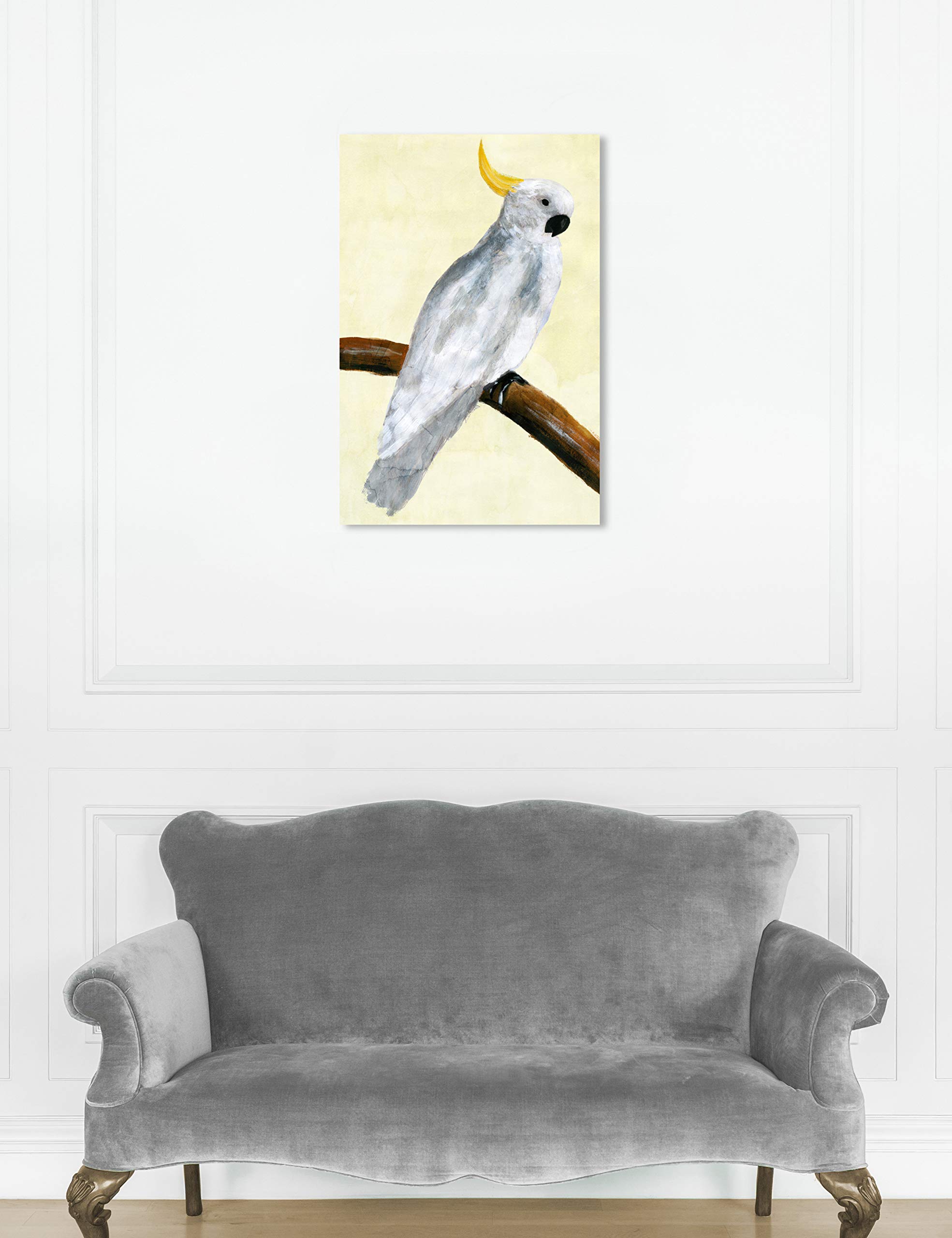 Elegant Cockatoo Wall Art Canvas Print - 20