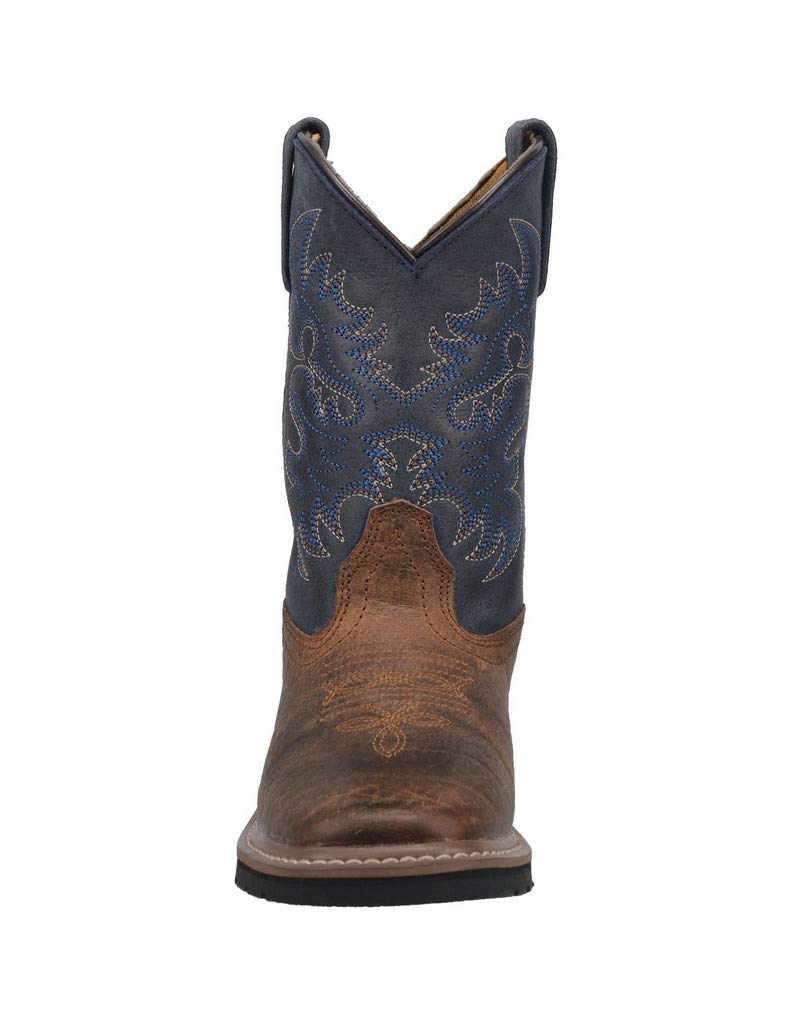 Dan Post Brantley Western Boots for Kids & Big Kids - Unisex Cowboy Boots for Boys & Girls - Durable Leather Riding Boots for School, Rodeo & Outdoor Adventures