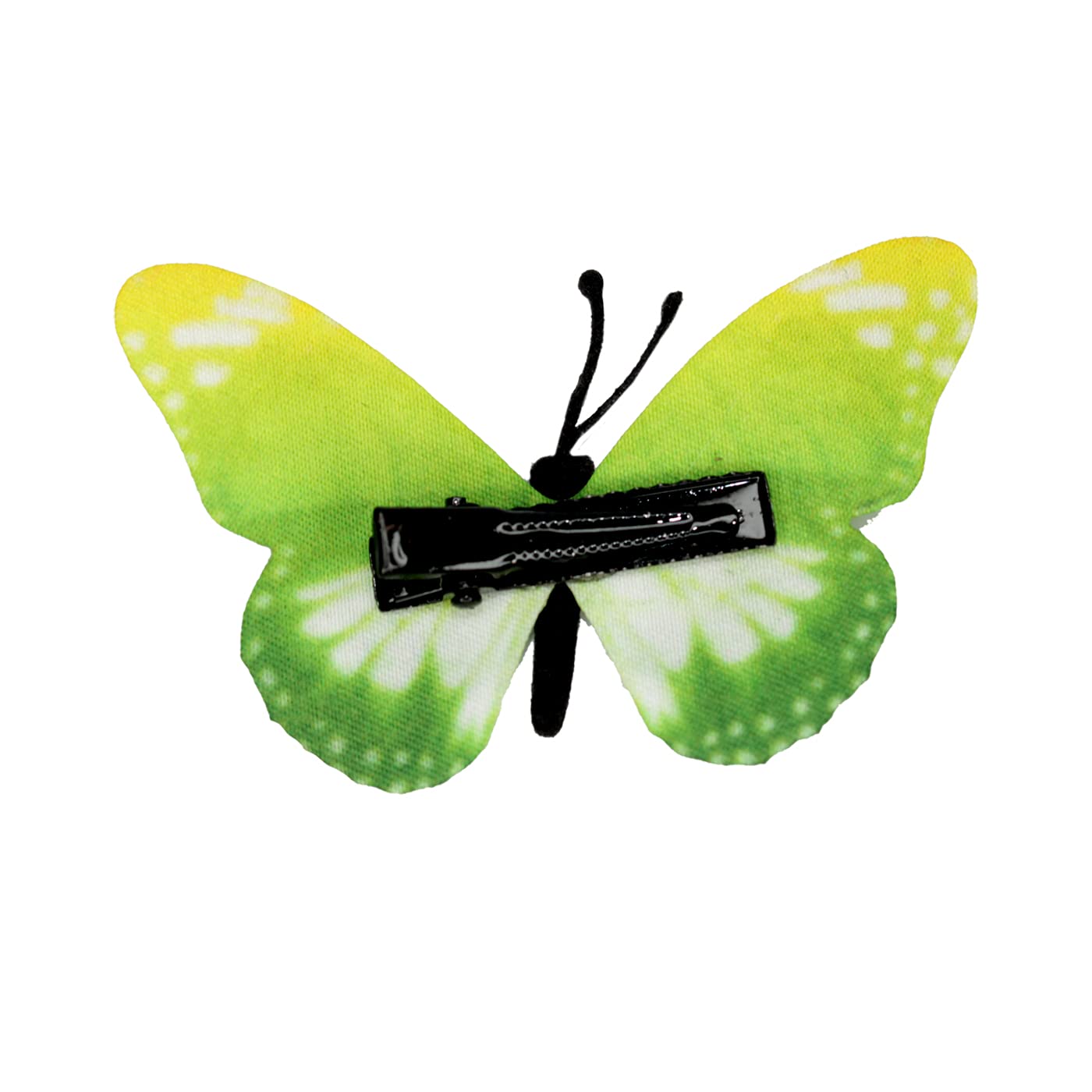 Butterfly Hair Clips for Women & Girls - 2 Pack Snap Hair Pins, Cute Hair Accessories for Teens, School, Party, and Everyday Use (Style M1)