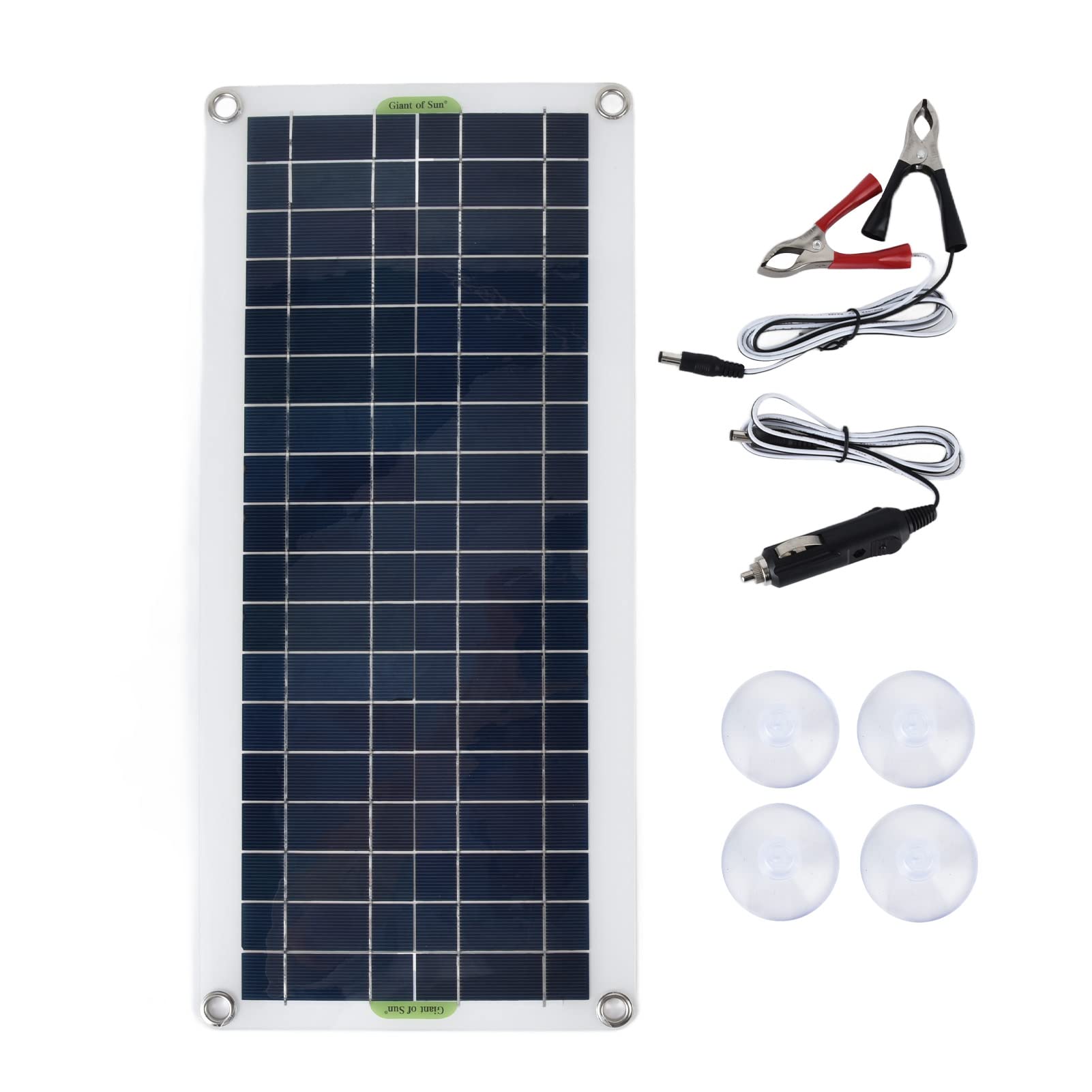 20W 21V Flexible Solar Panel Charger with USB Output - Portable Solar Battery Charger for Cars, Boats, RV, Camping & Emergency Power - Perfect for Outdoor Adventures, Hiking, Travel & Off-Grid Living