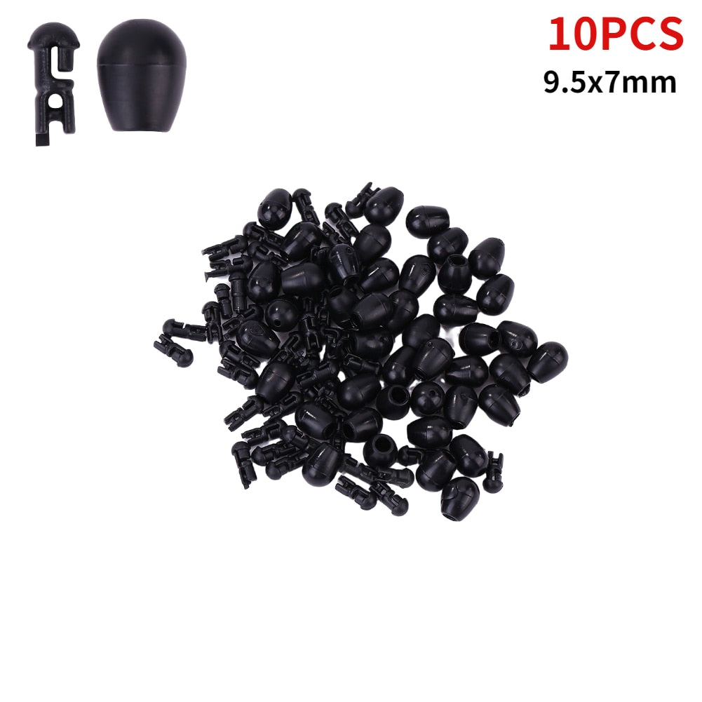 30pcs Green 9.5x7mm