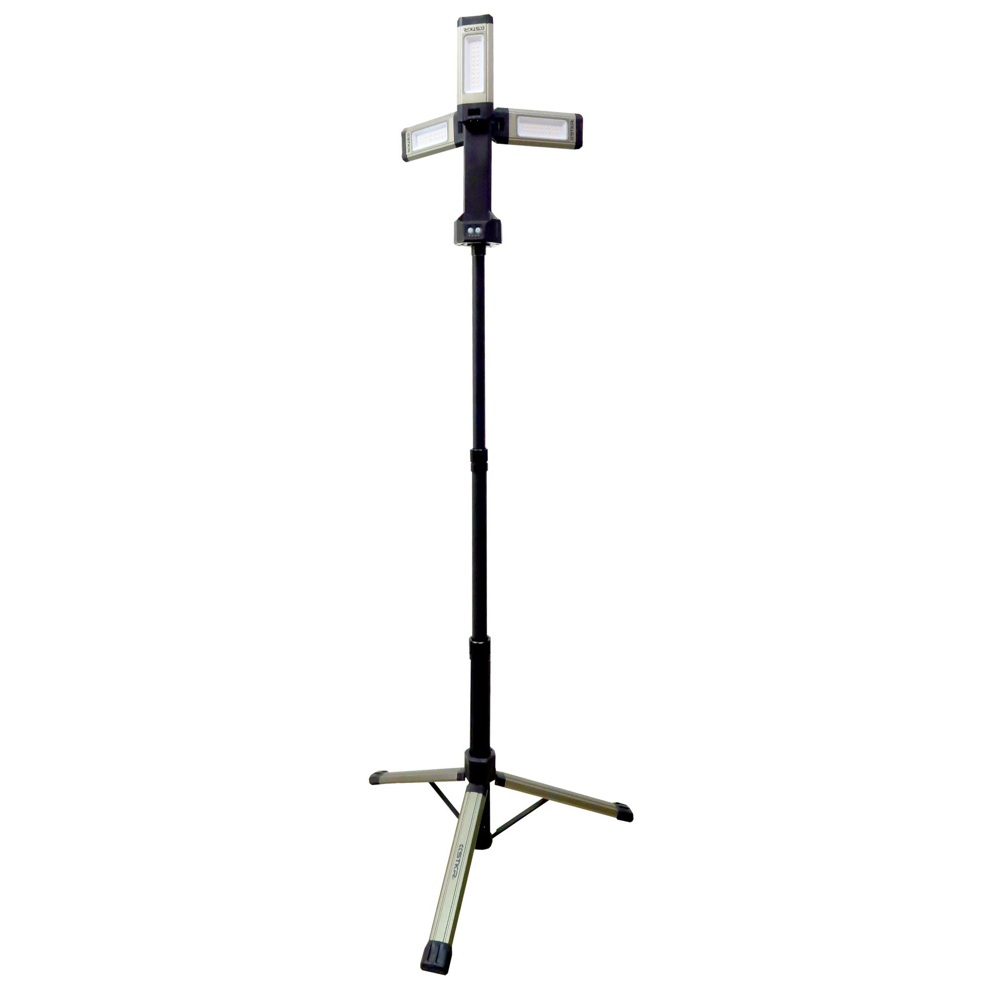 TRi Mobile Work Light with Tripod Stand - Portable Rechargeable LED Shop Light for Construction, Garage, Camping & Emergency Use