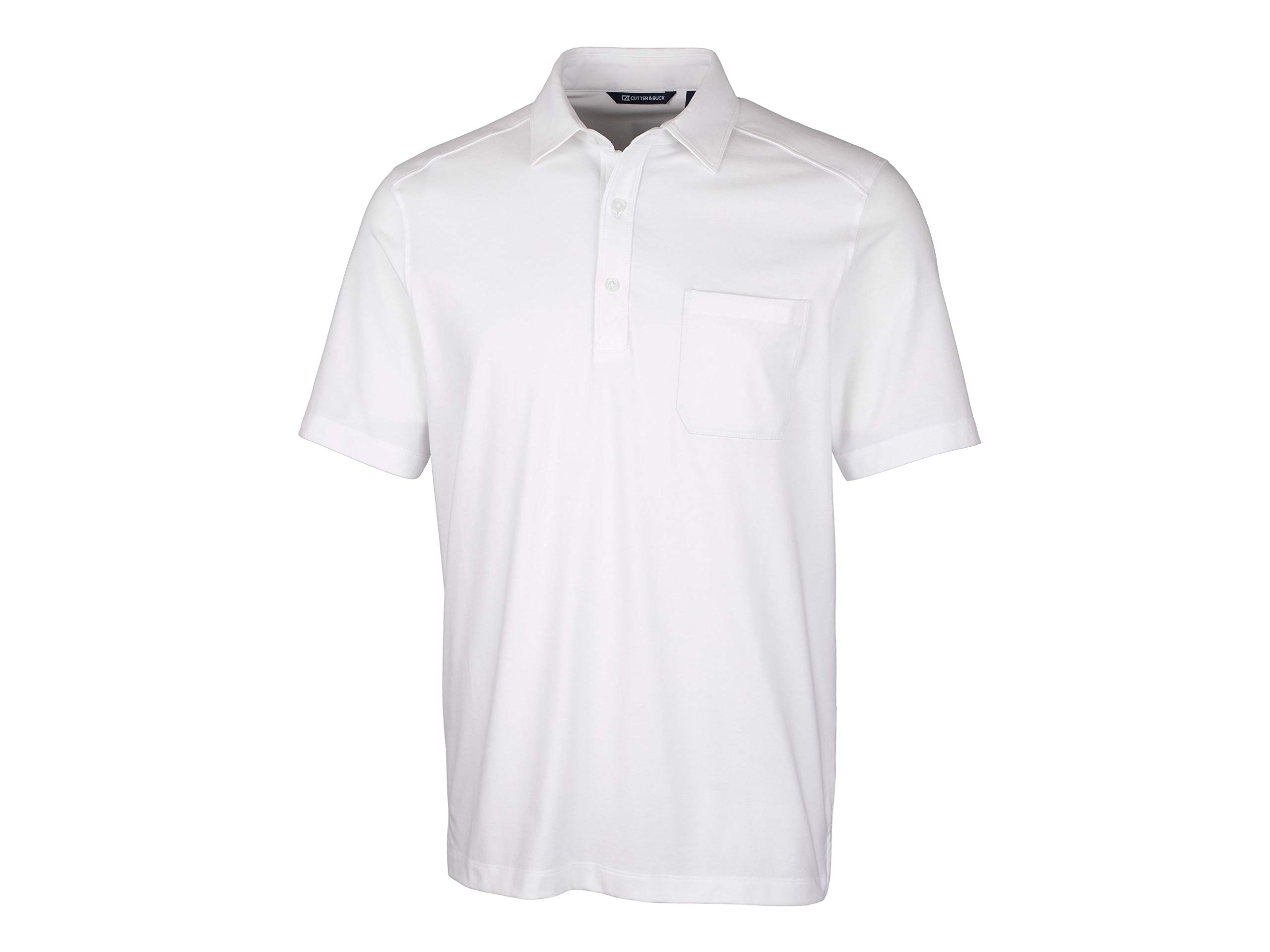Cutter & Buck Men's Performance Polo Shirt - Moisture-Wicking, Breathable & UV Protection - Ideal for Golf, Work & Casual Wear