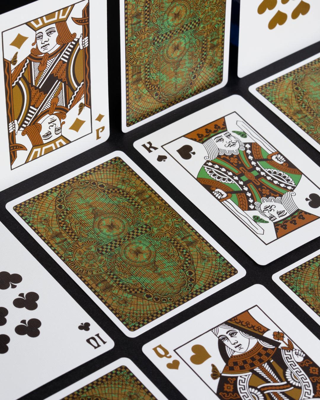 Lepidopterist Playing Cards Patina Edition - Premium Butterfly-Themed Deck for Collectors & Card Games