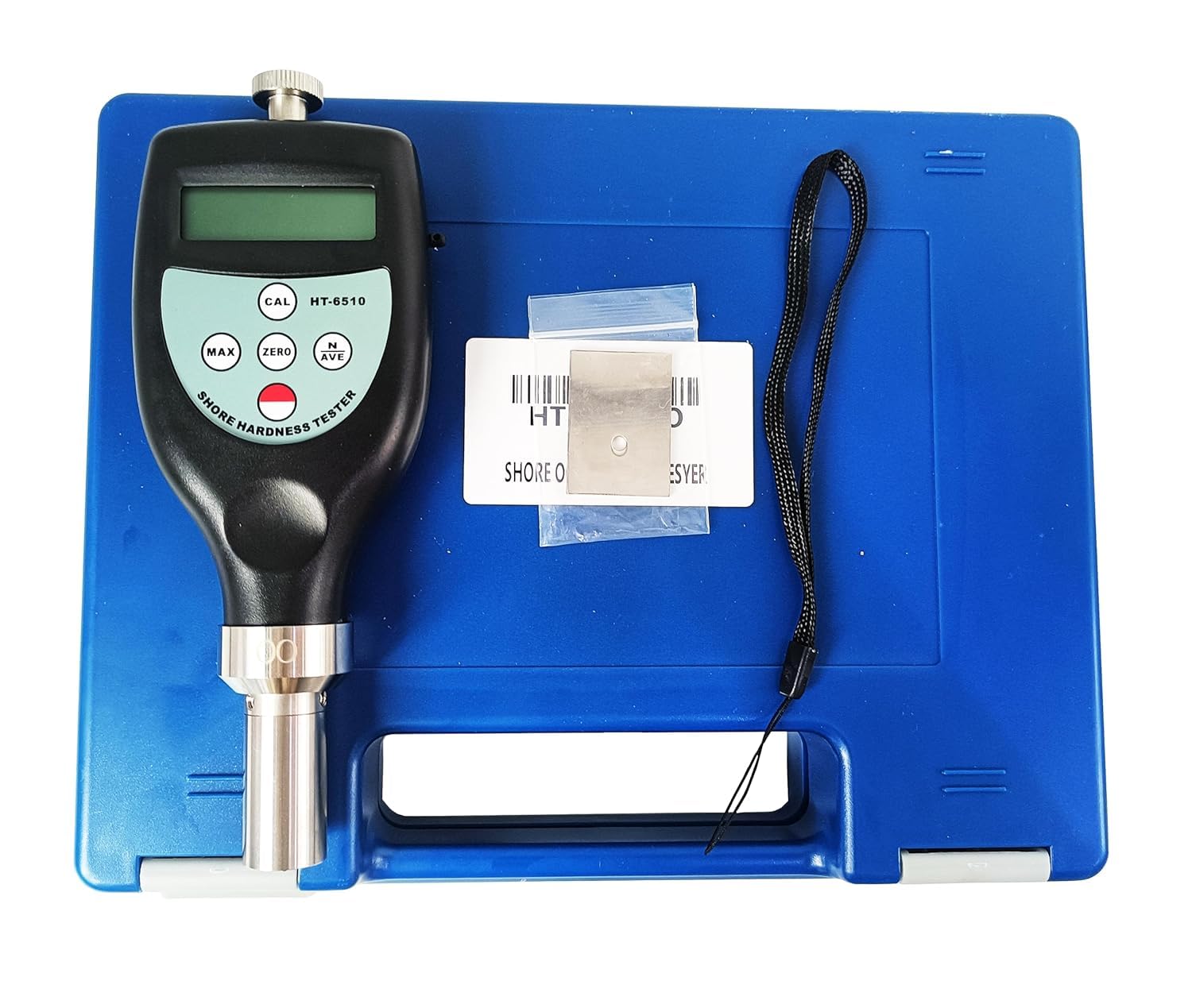 Shore OO Durometer Hardness Tester - Soft Elastic Material Gauge for Foam, Rubber & Gel Measurement | Perfect for Quality Control in Manufacturing, Laboratories & Industrial Applications