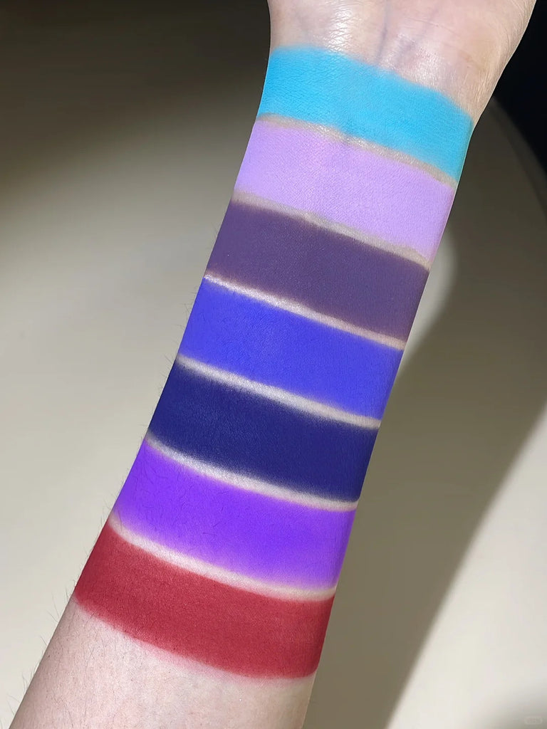 DRAMO Lunar Project Initial Series Eyeshadow Palette 007 Starry Night - 12 Highly Pigmented Matte & Shimmer Eyeshadows for Professional Makeup | Perfect for Night Out, Party & Special Occasion Makeup Looks