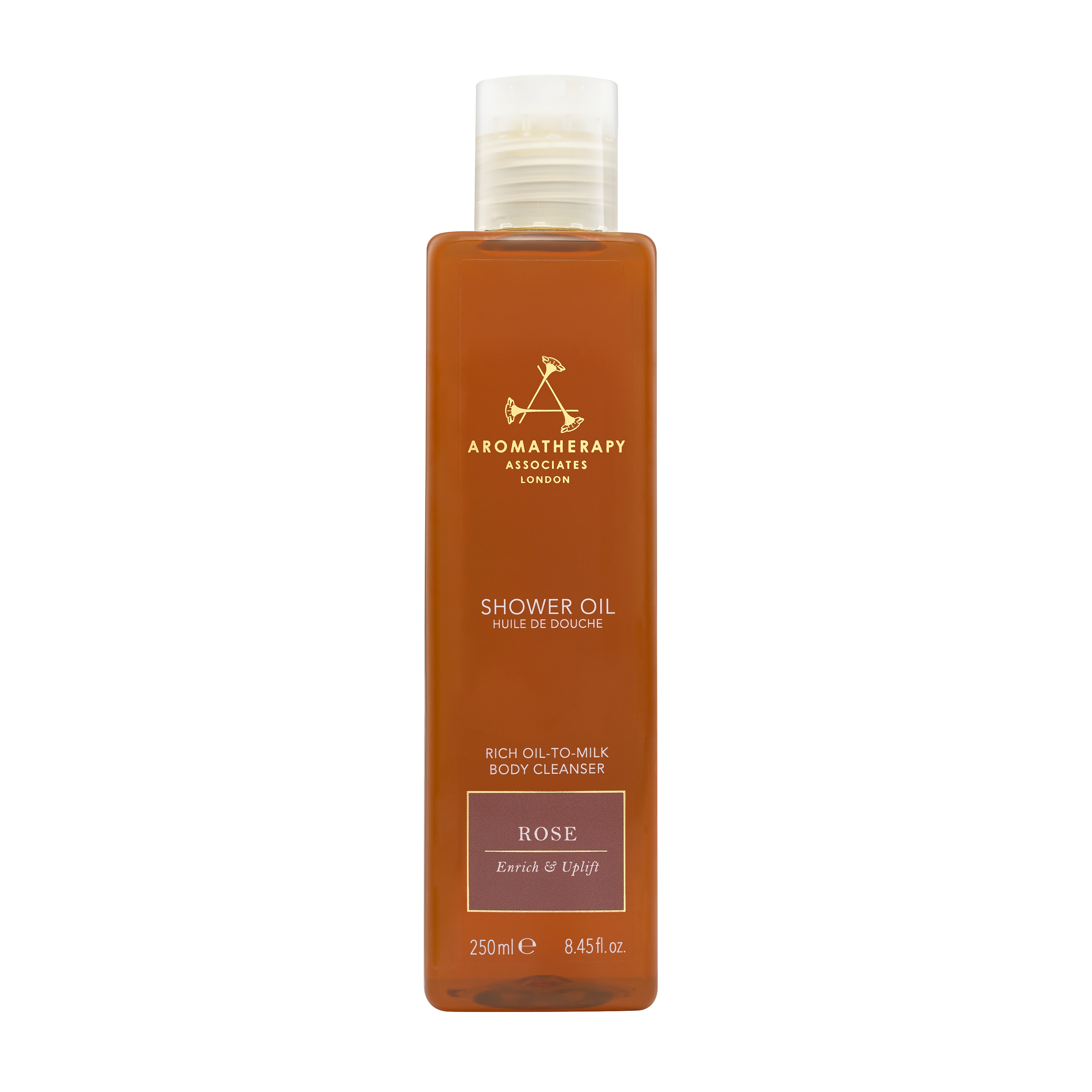 Rose Shower Oil 250ml - Hydrating & Nourishing Body Wash for Dry Skin - Perfect for Relaxing Bath & Spa Time at Home