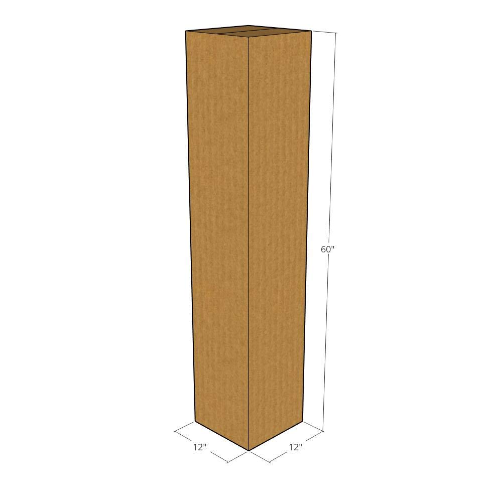 10-12x12x60 Corrugated Moving Boxes - Heavy Duty Shipping Boxes for Home Moving, Storage & Packing Supplies | Perfect for Moving Houses, Office Relocation & Ecommerce Shipping