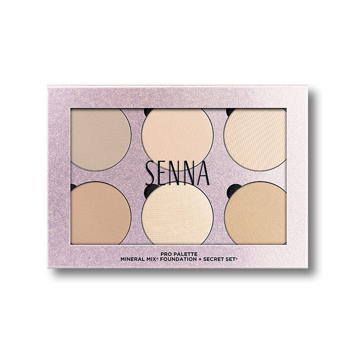 Senna Cosmetics Pro Powder Palette - Professional Makeup Palette for Eyeshadow & Blush | Perfect for Everyday Wear & Special Occasions