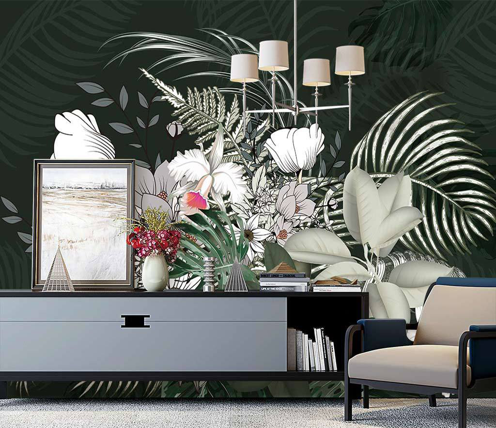 Tropical Wallpaper Murals - Vibrant Paradise Scenes for Bedroom & Living Room Decor | Beach, Palm Tree & Ocean Designs