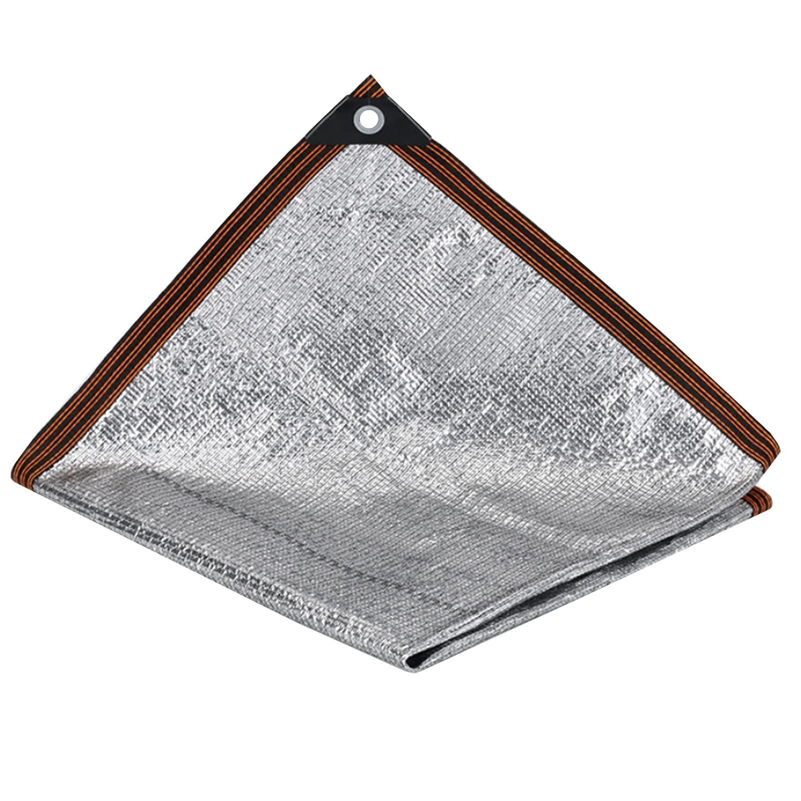 HWBB 99% UV Blocking Aluminum Foil Shade Cloth - 2m x 6m Sunproof Camping Tent Canopy, Greenhouse Cover & Car Sunshade for Outdoor, Garden, and Vehicle Protection - Quick Cooling & Privacy Screen Solution