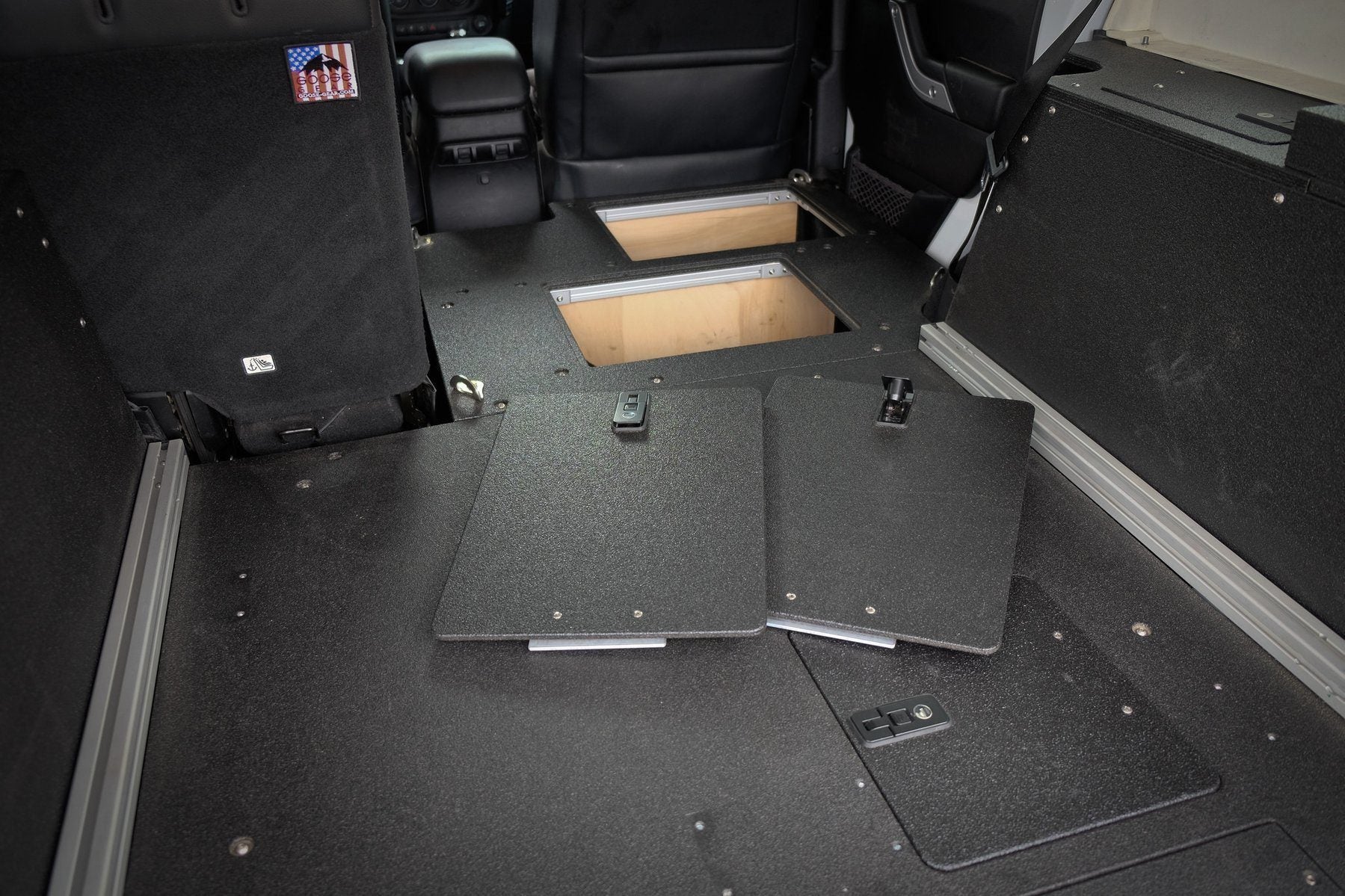 2007-2018 Jeep Wrangler JKU Sleeping Platform - Heavy Duty Rear Cargo Bed for Camping & Overlanding Adventures