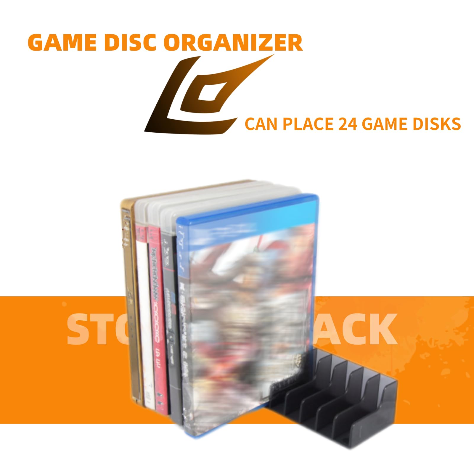 EBTOOLS Multi-Functional Game Card & Disk Storage Rack - Display Holder Organizer for Nintendo Switch & Switch Lite - Perfect for Gaming Room, Bedroom & Office Organization