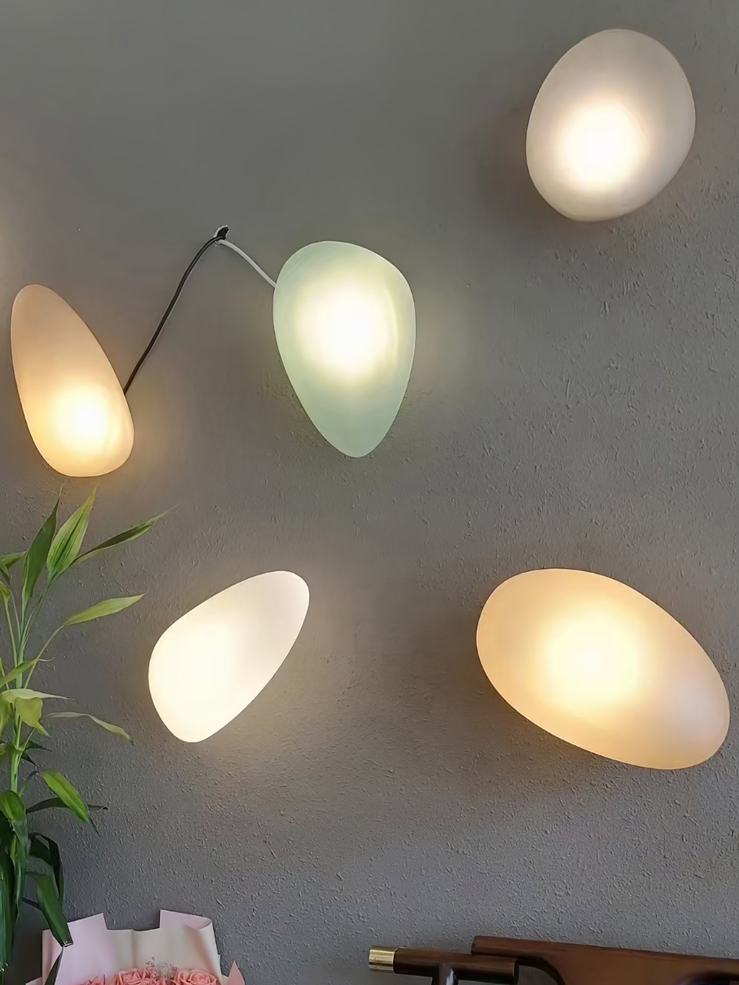 Modern Bubble Glass Wall Lamp - Sleek LED Sconce Lighting for Bedroom, Living Room & Hallway - Energy Efficient Home Decor Lighting Fixture