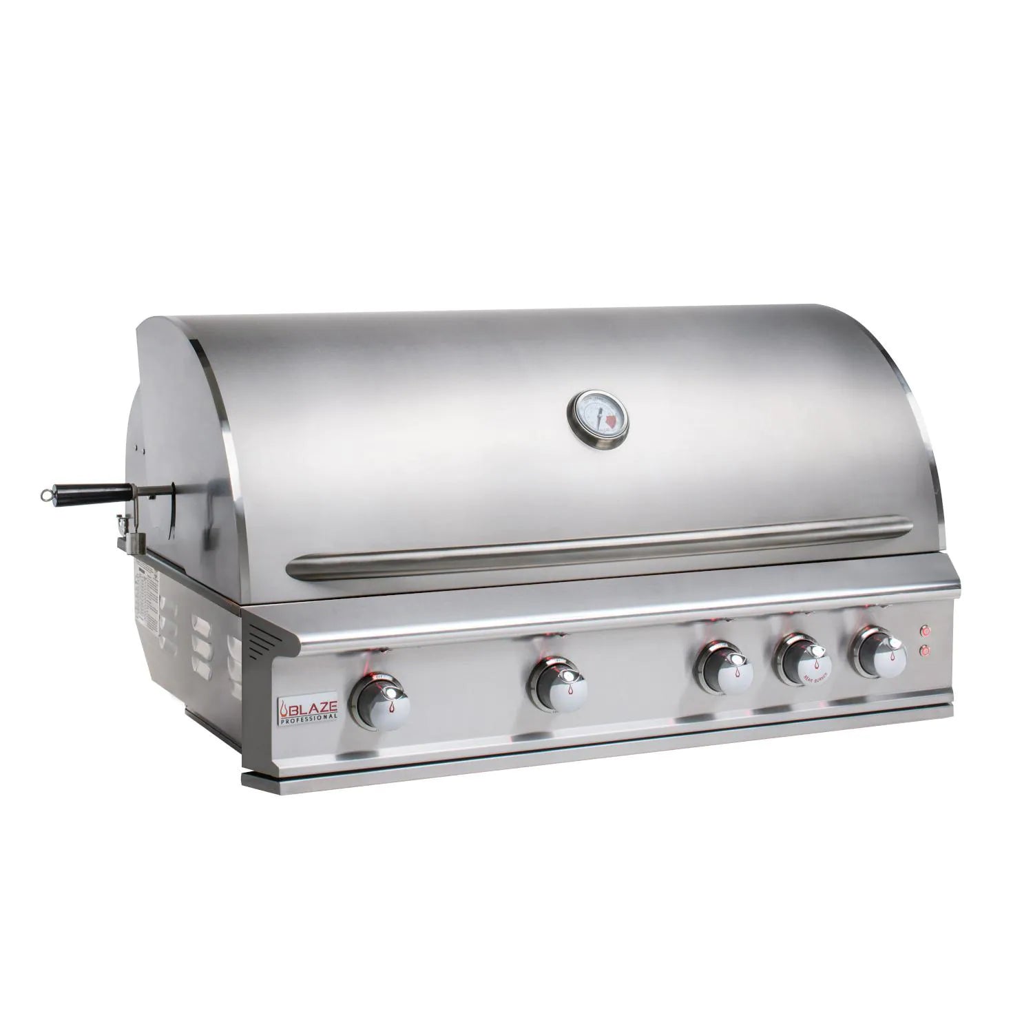Blaze Professional 44 Inch 4 Burner Built-In Gas Grill with Rear Infrared Burner - BLZ 4PRO | Outdoor BBQ Grill for Backyard, Patio & Tailgating Parties