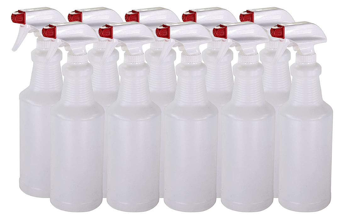 Pinnacle Mercantile 32 oz Plastic Spray Bottles - Leak Proof, Empty, Pack of 78 - Made in USA - Perfect for Cleaning, Gardening & DIY Projects