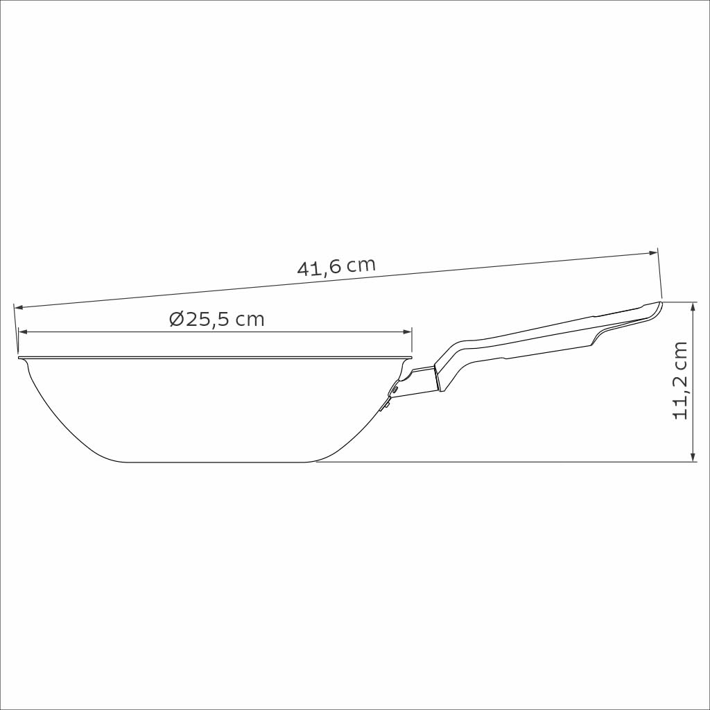 Tramontina Loreto 24cm Red Aluminum Wok Pan with Starflon Max Non-Stick Coating - 2.2L Capacity - Perfect for Stir-Frying, Sautéing & Asian Cooking