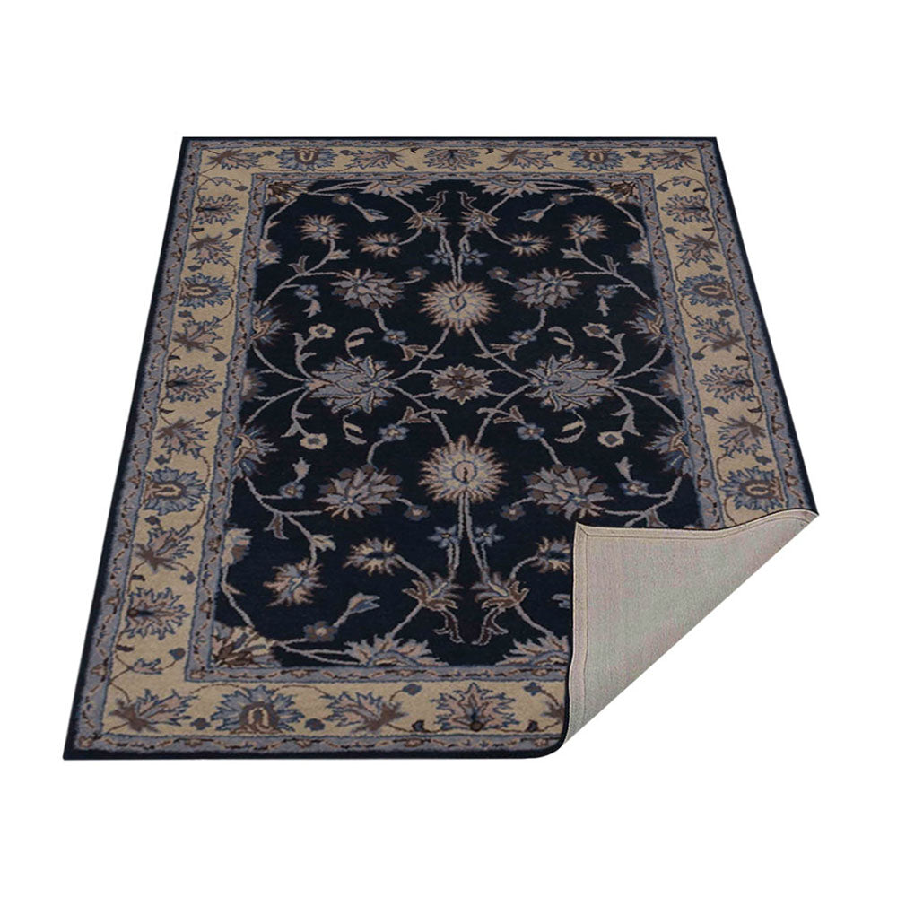 Premium Ardabil Hand Tufted Wool Rug - Traditional Persian Design for Living Room, Bedroom & Office Decor - Soft & Durable Area Rug (5x8 ft)