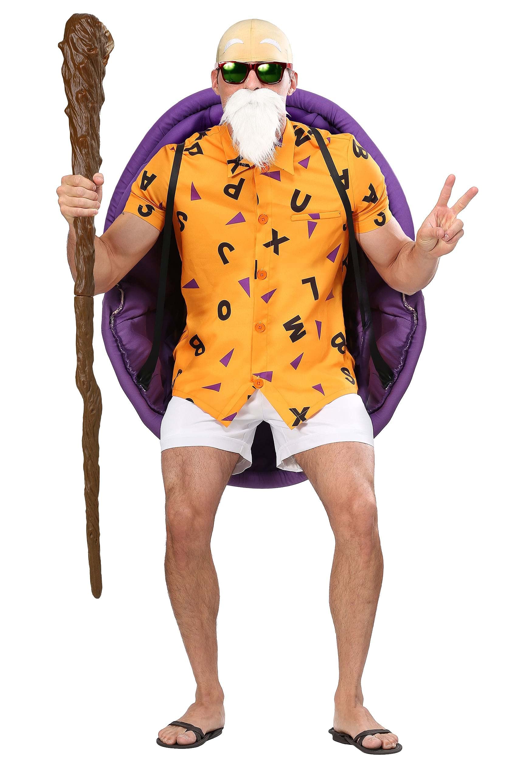 Dragon Ball Z Master Roshi Costume for Adults - Anime Cosplay Outfit for Men | Perfect for Halloween, Comic Con & Cosplay Events