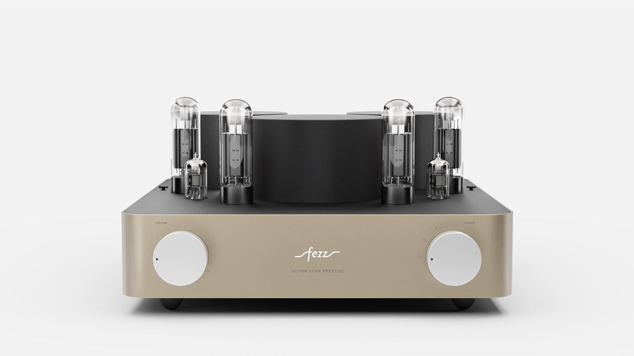 Fezz Audio Silver Luna Prestige Tube Integrated Amplifier - High-End Tube Amp for Audiophiles | Perfect for Home Theater & Music Listening Systems