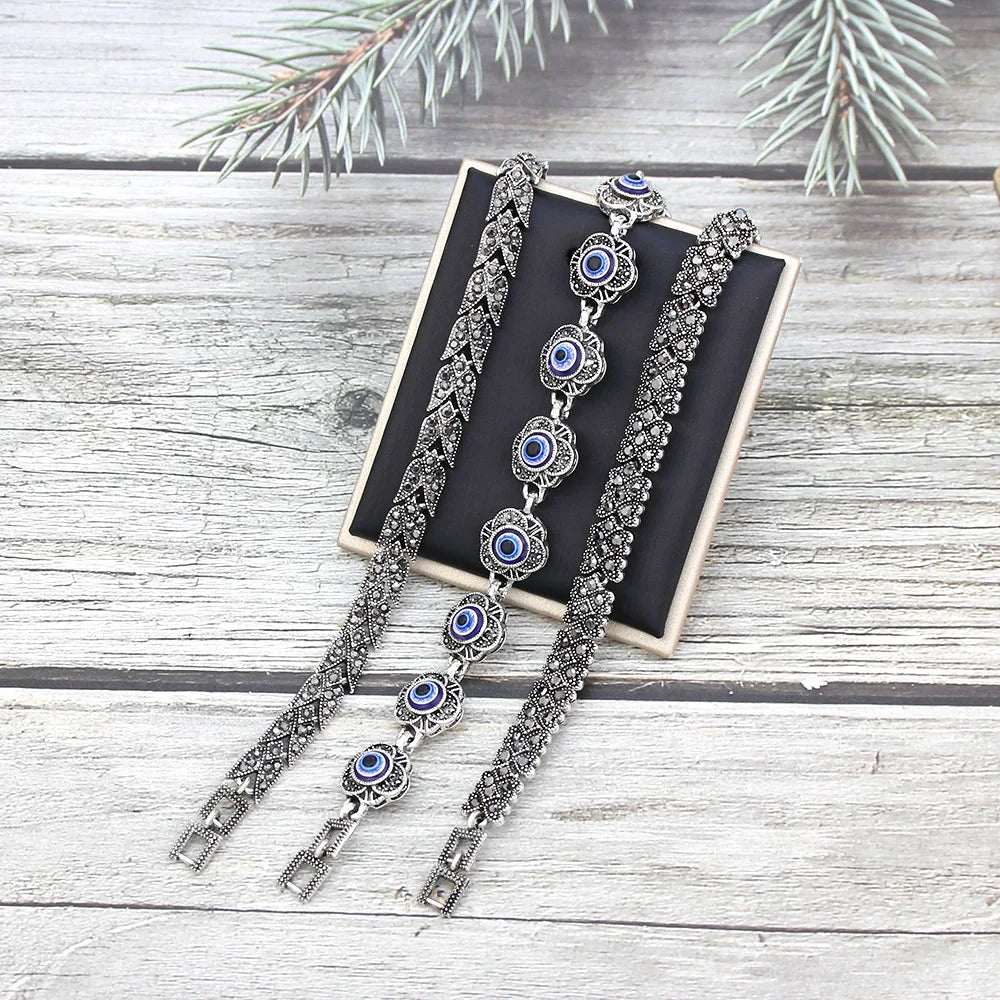 Fatima Bracelet for Women - Hand of Hamsa Evil Eye Protection Charm - Stylish Boho Jewelry Gift for Her | Perfect for Daily Wear, Meditation & Spiritual Healing