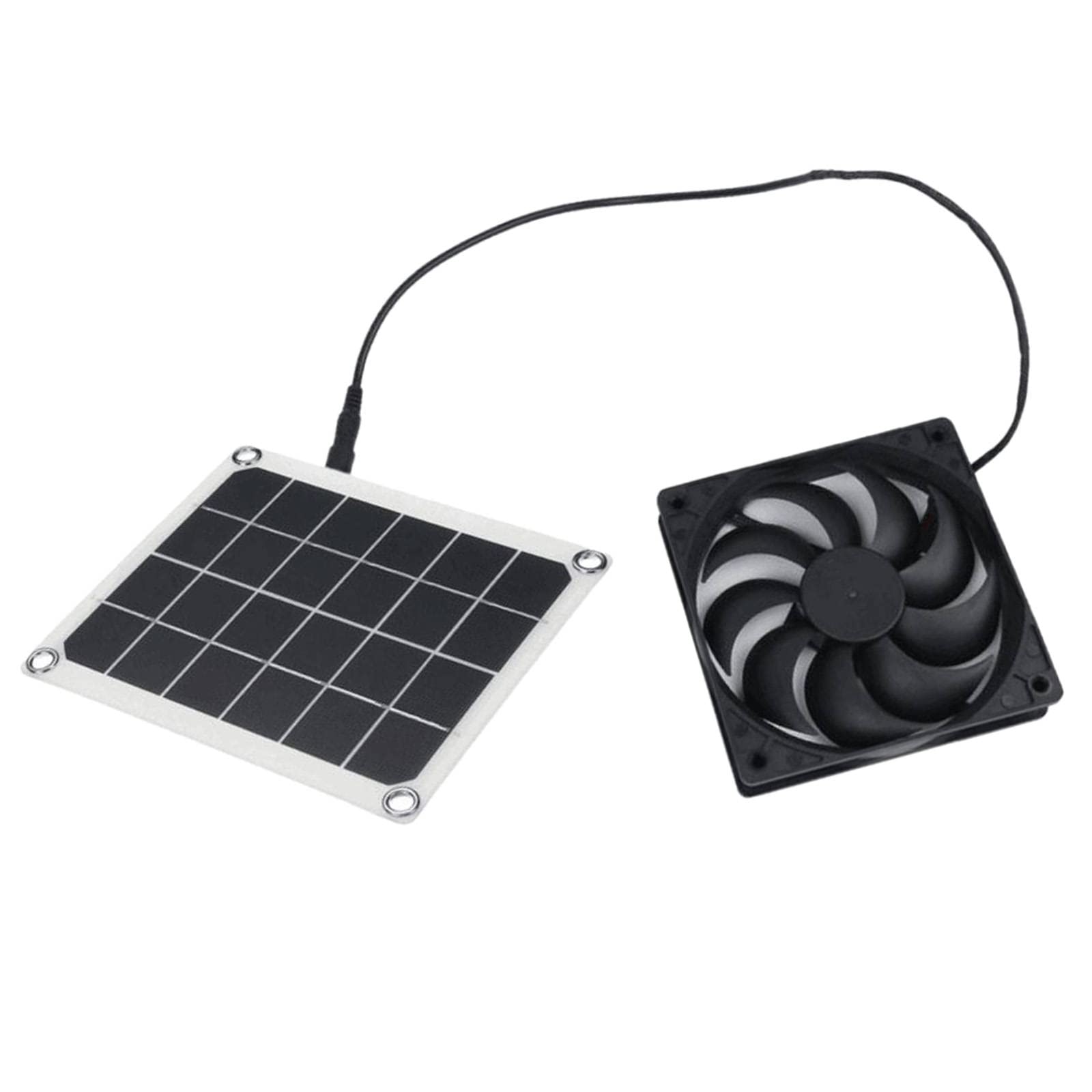 10W Solar Panel Exhaust Fan - Portable Ventilation System for Chicken Coops, Greenhouses, RVs, Pet Houses & Camping | MagiDeal Solar Powered Cooling Fan for Indoor/Outdoor Use