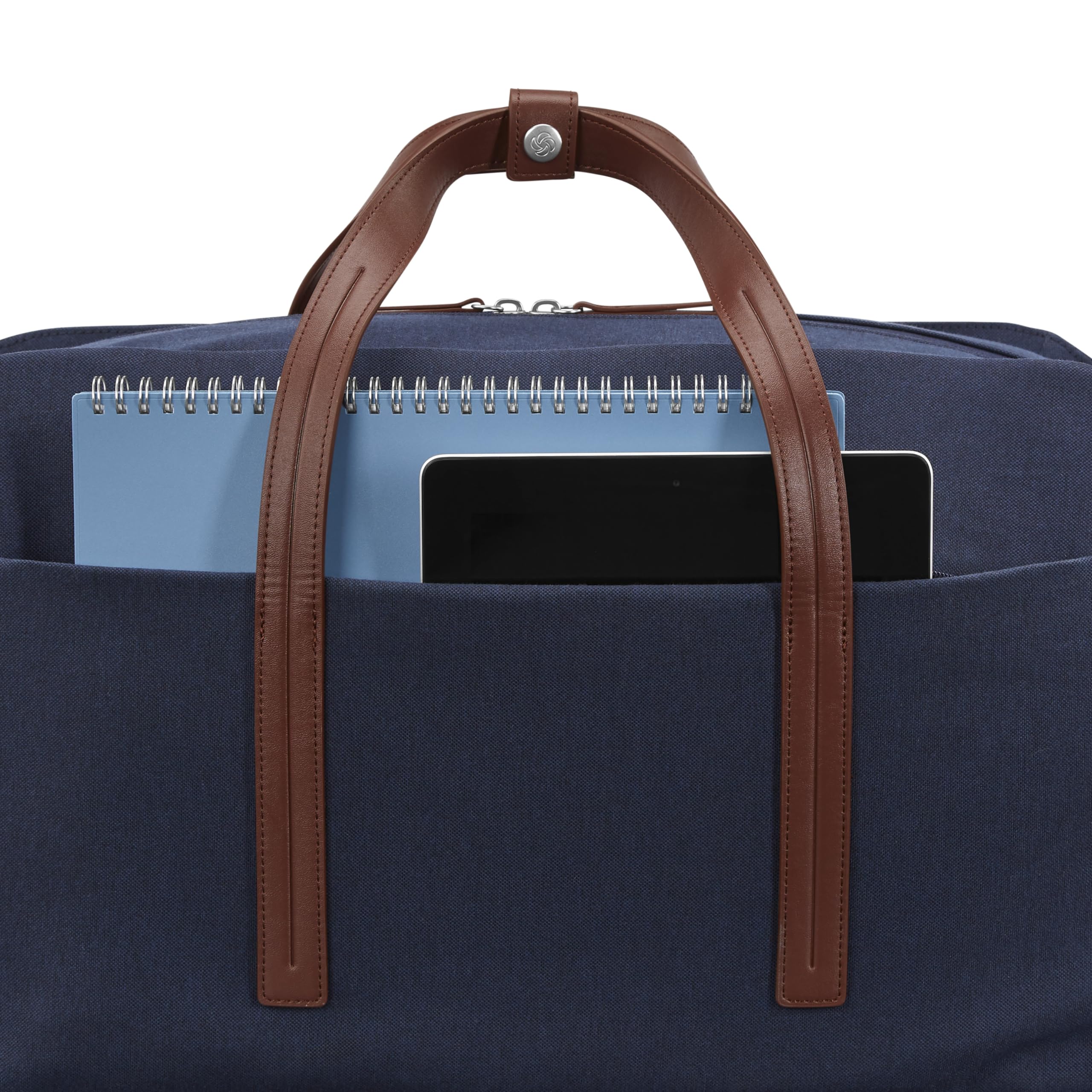 Samsonite Virtuosa Wheeled Travel Duffel Bag - Lightweight Carry-On Luggage for Business Trips & Weekend Getaways (Navy Blue)