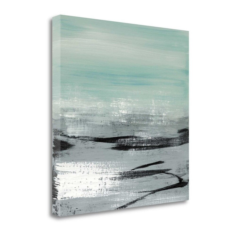 Beach I By Heather Mcalpine - Premium Fine Art Giclee Print on Gallery Wrapped Canvas - Ready to Hang Wall Art for Living Room, Bedroom & Office Decor