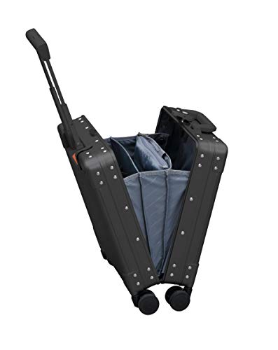 ALEON 16 Inch Aluminum Vertical Underseat Carry-On Luggage - Lightweight Business Briefcase for Air Travel, Office & Commuting - Fits Under Airplane Seat & Perfect for Business Trips, Work & Daily Use