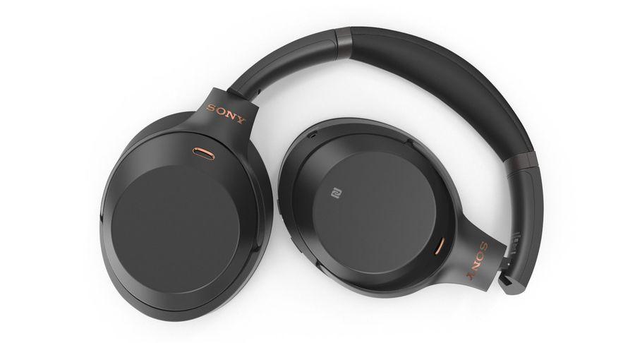 Sony WH-1000XM4 Wireless Bluetooth Noise Cancelling Over-Ear Headphones with Mic for Travel, Work & Music Listening