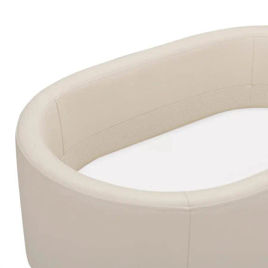 Babyletto Capsule Bassinet in Ivory - Portable & Lightweight Crib for Newborns | Perfect for Nursery, Bedroom & Travel Use