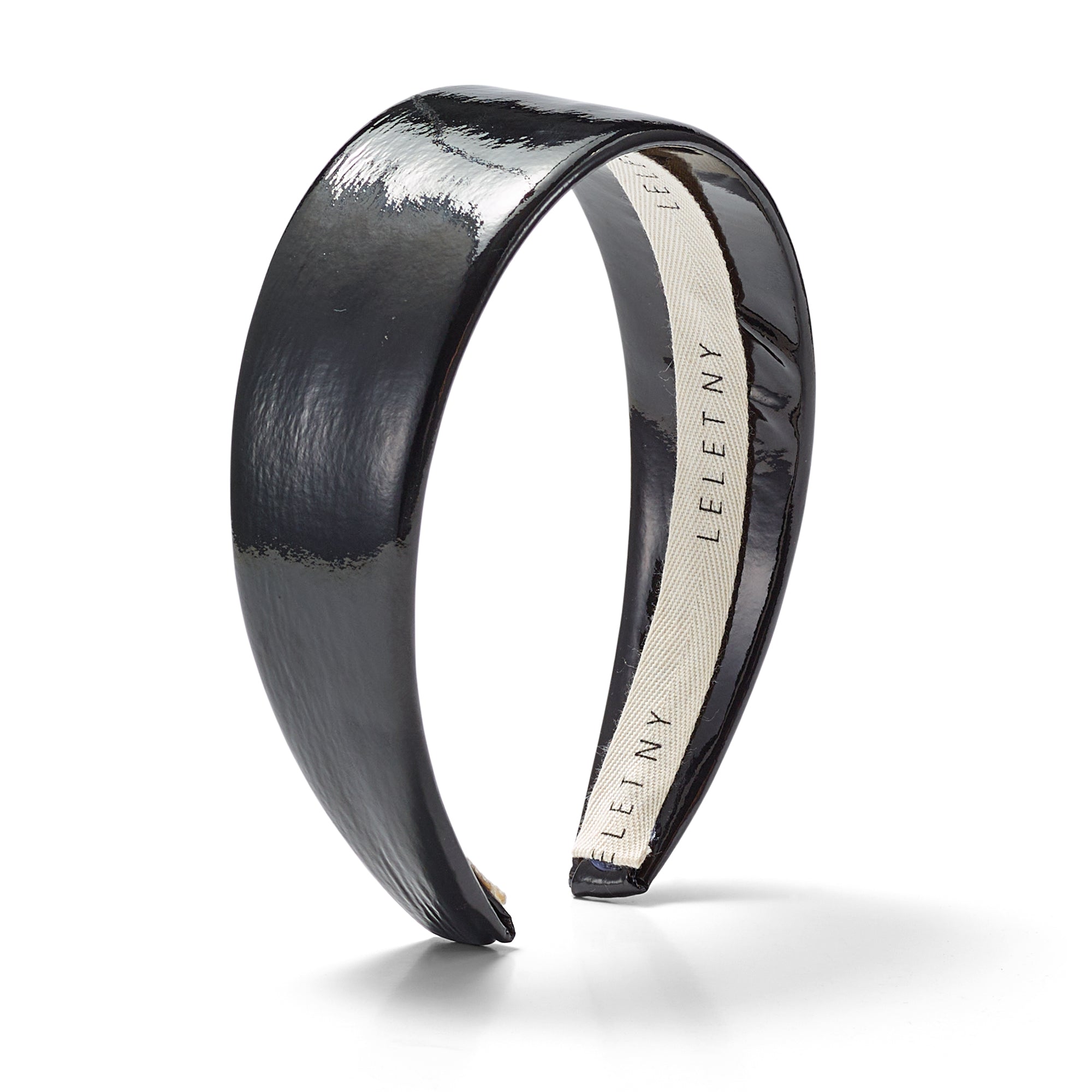 Patent Leather Kim Headband - Limited Edition Hair Accessory for Women | Perfect for Workouts, Yoga, and Fashion