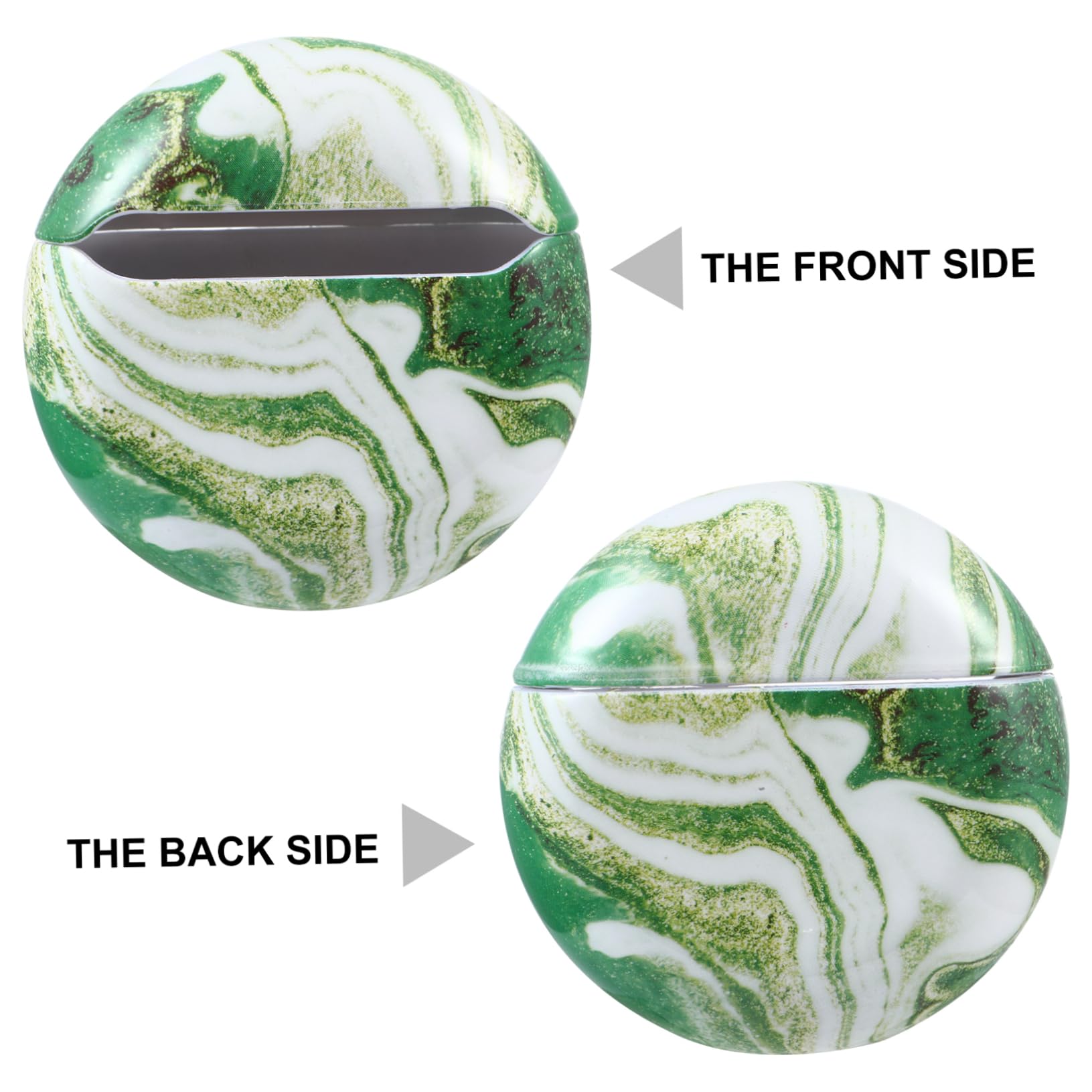 HOMSFOU Marble Wireless Earbud Case Cover - Compatible with Huawei FreeBuds, Stylish Marble Texture Protective Cover (1-Pack) - Perfect for Travel, Workout & Daily Use