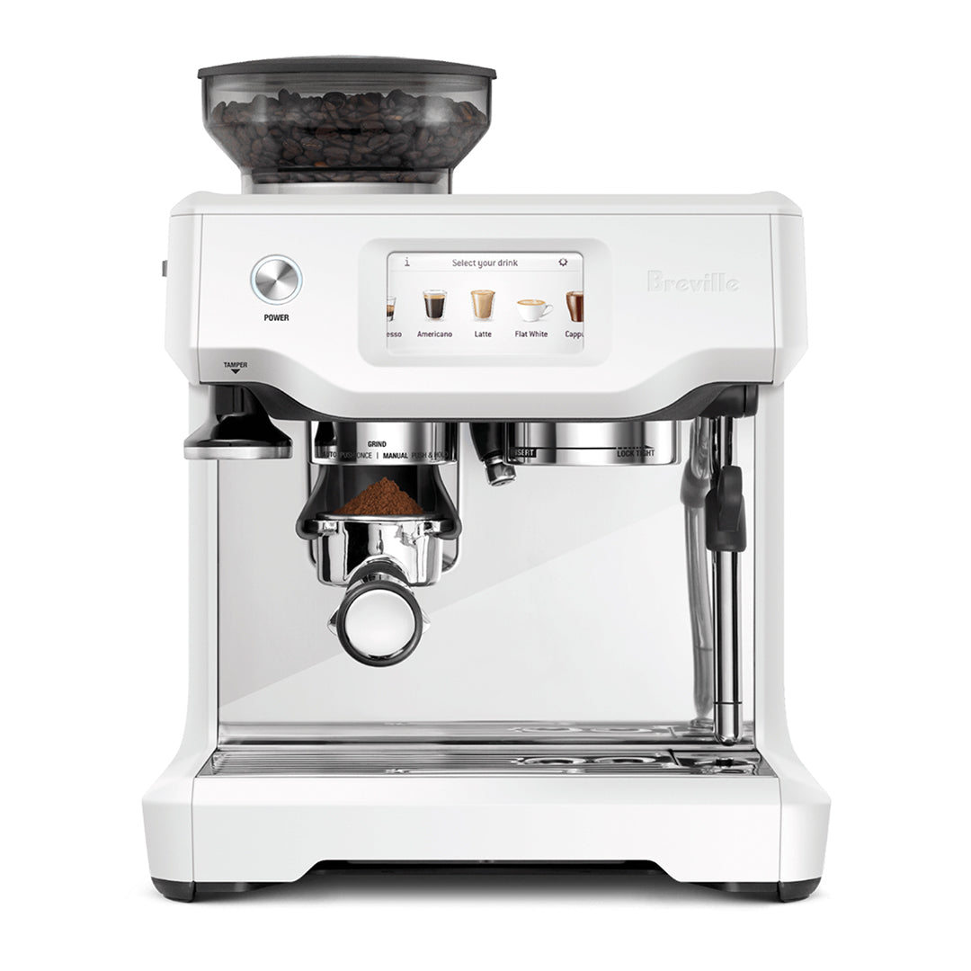 Breville Barista Touch Automatic Espresso Machine with Built-in Grinder - Sea Salt (BES880DBL1BCA1) | Perfect for Home Baristas & Coffee Lovers | Ideal for Kitchens, Offices & Gifts