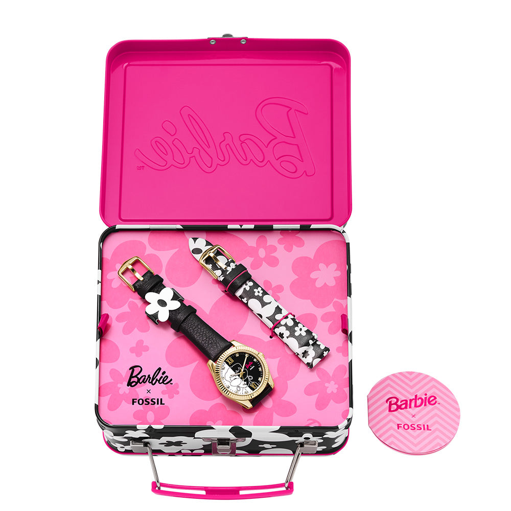 Fossil Barbie SE1110SET Smartwatch - Stylish Women's Wearable Tech with Fitness Tracking & Notifications - Perfect for Workouts, Office & Everyday Use