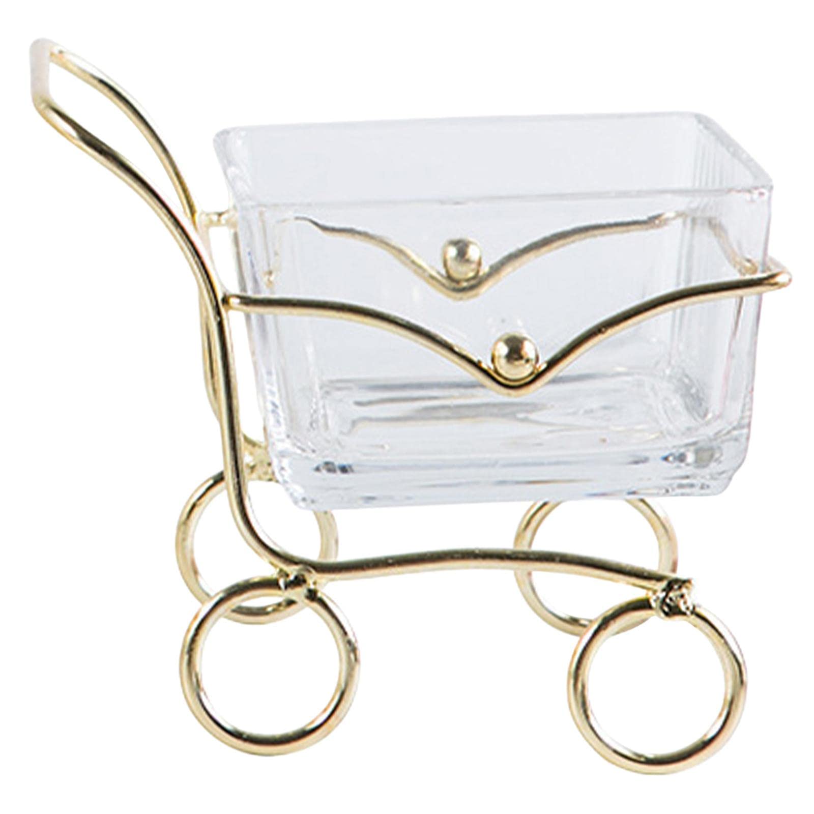 Modern Clear Glass Candlestick Stand - Tea Light Tray & Candelabra Display for Home Office Decor | Decorative Candle Holder for Parties, Weddings & Dining Table Centerpiece