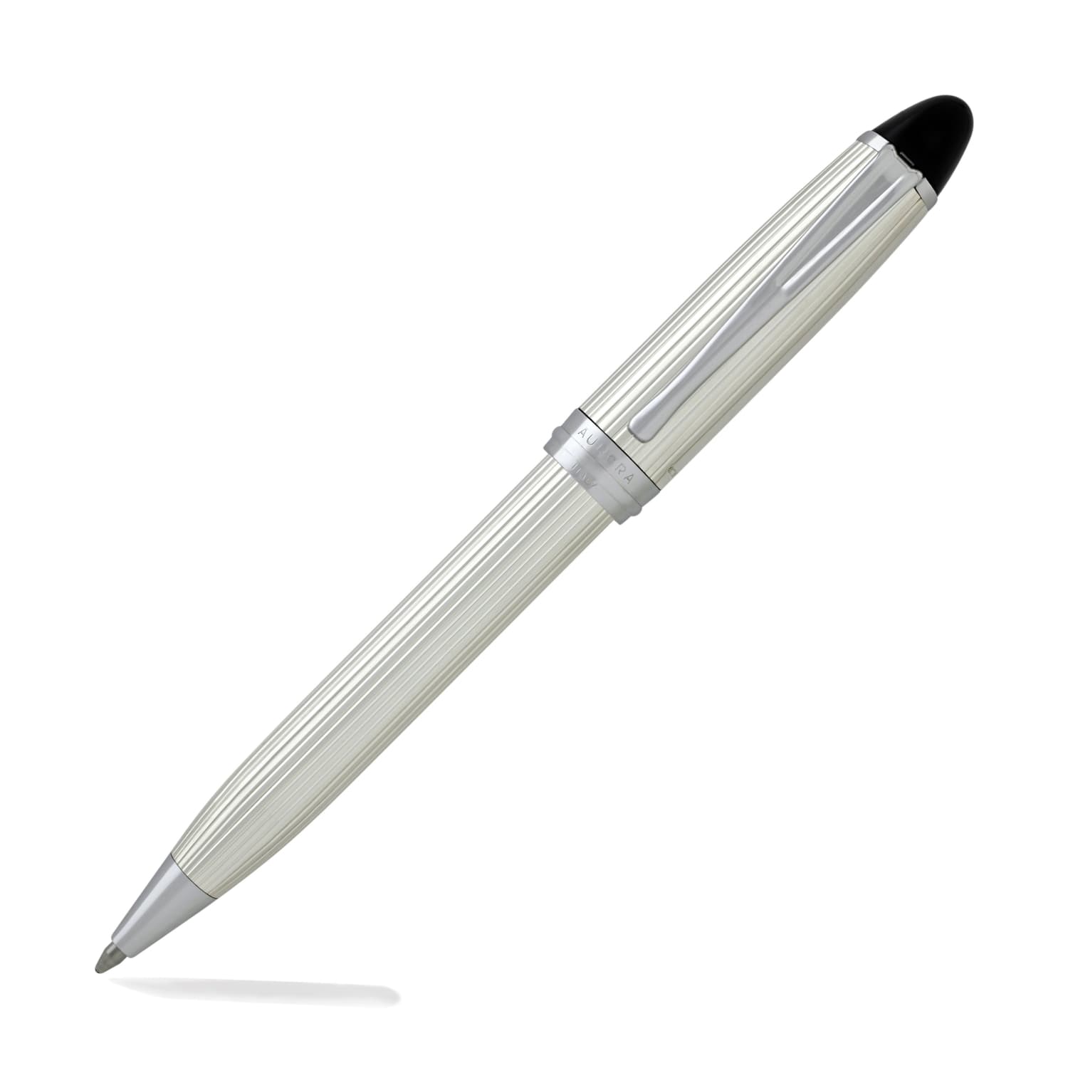 Aurora Ipsilon Sterling Silver Ballpoint Pen - Premium Writing Instrument for Business, Gifts & Elegant Office Use