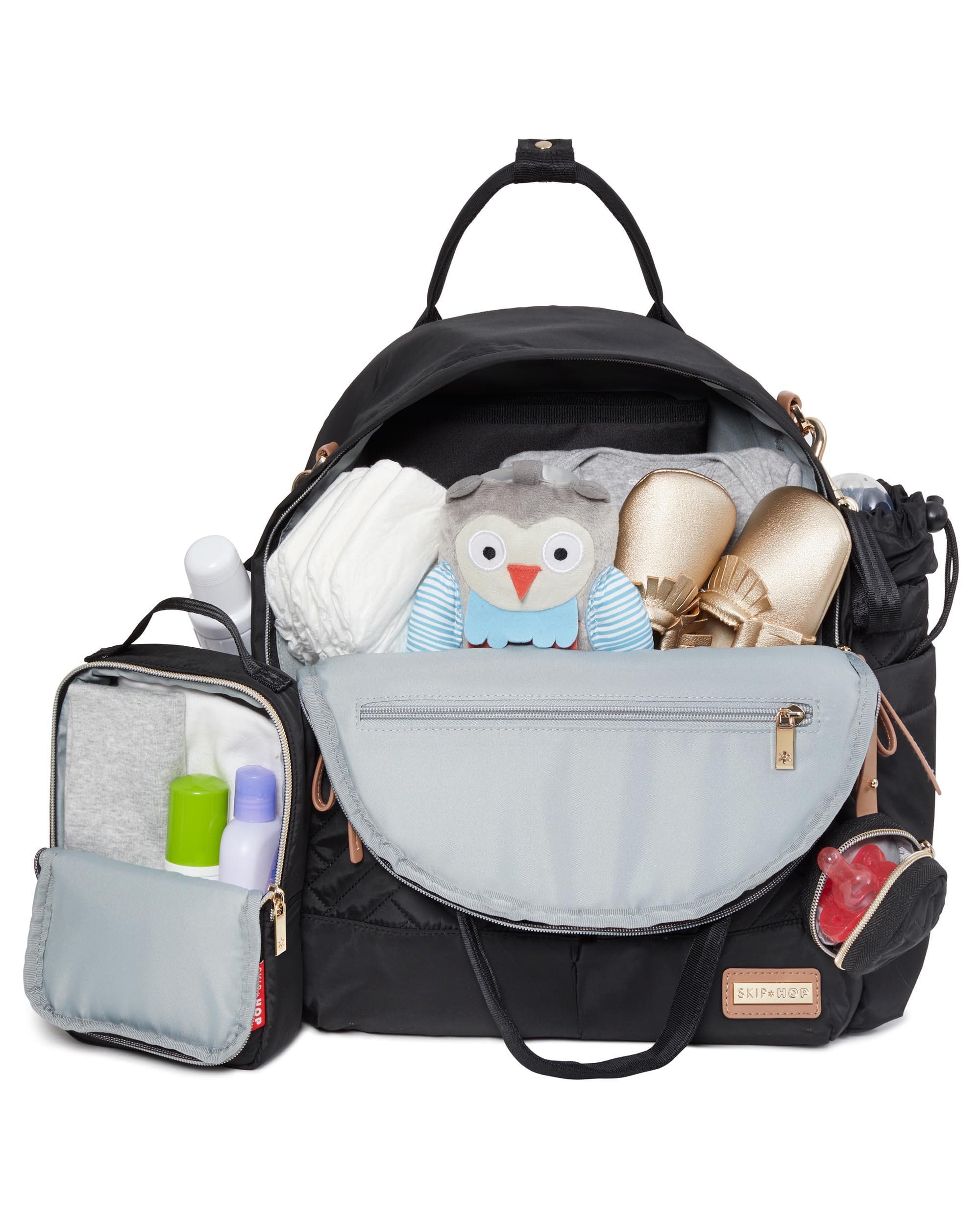Skip Hop Suite 6-in-1 Diaper Backpack Set - Stylish & Functional Baby Essentials for Travel, Daycare & On-the-Go Parents