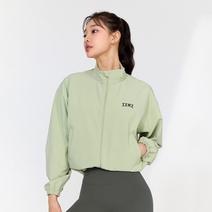 Stylish High Neck Crop Jacket for Women - Trendy Winter Fashion Outerwear for Streetwear & Night Out