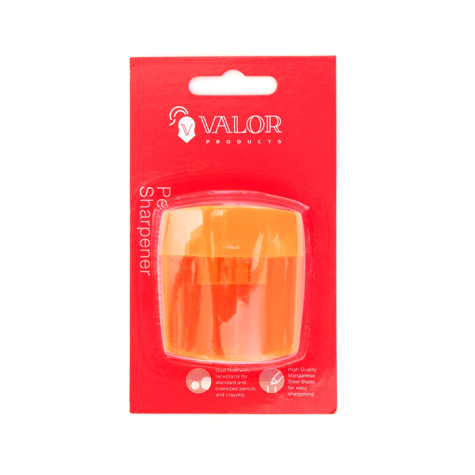 Valor Products 144-Pack 2-Hole Pencil & Crayon Sharpener - Bulk Classroom & Office Supplies for Teachers, Students & Artists