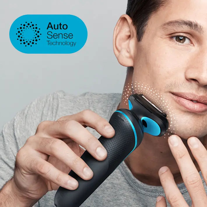 Philips Series 5000 Wet & Dry Electric Shaver for Men - 51M1000s Rechargeable Cordless Razor with Precision Blades - Perfect for Travel, Gym & Daily Shaving Routine