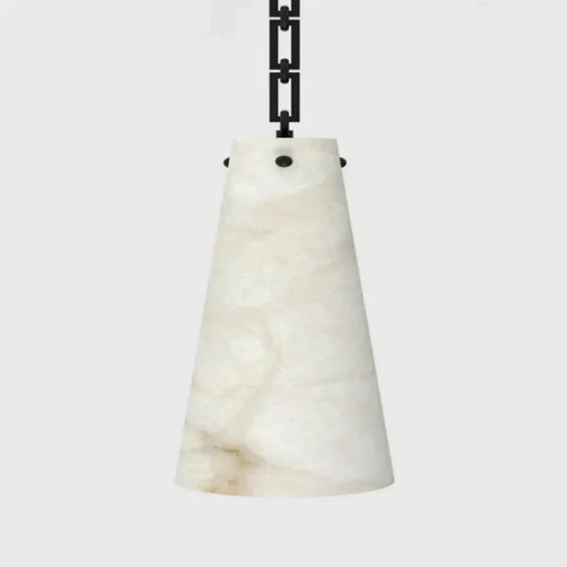 Cassie Alabaster Marble Modern 3-Light Pendant Light Fixture - Elegant Dining Room, Kitchen Island or Entryway Lighting